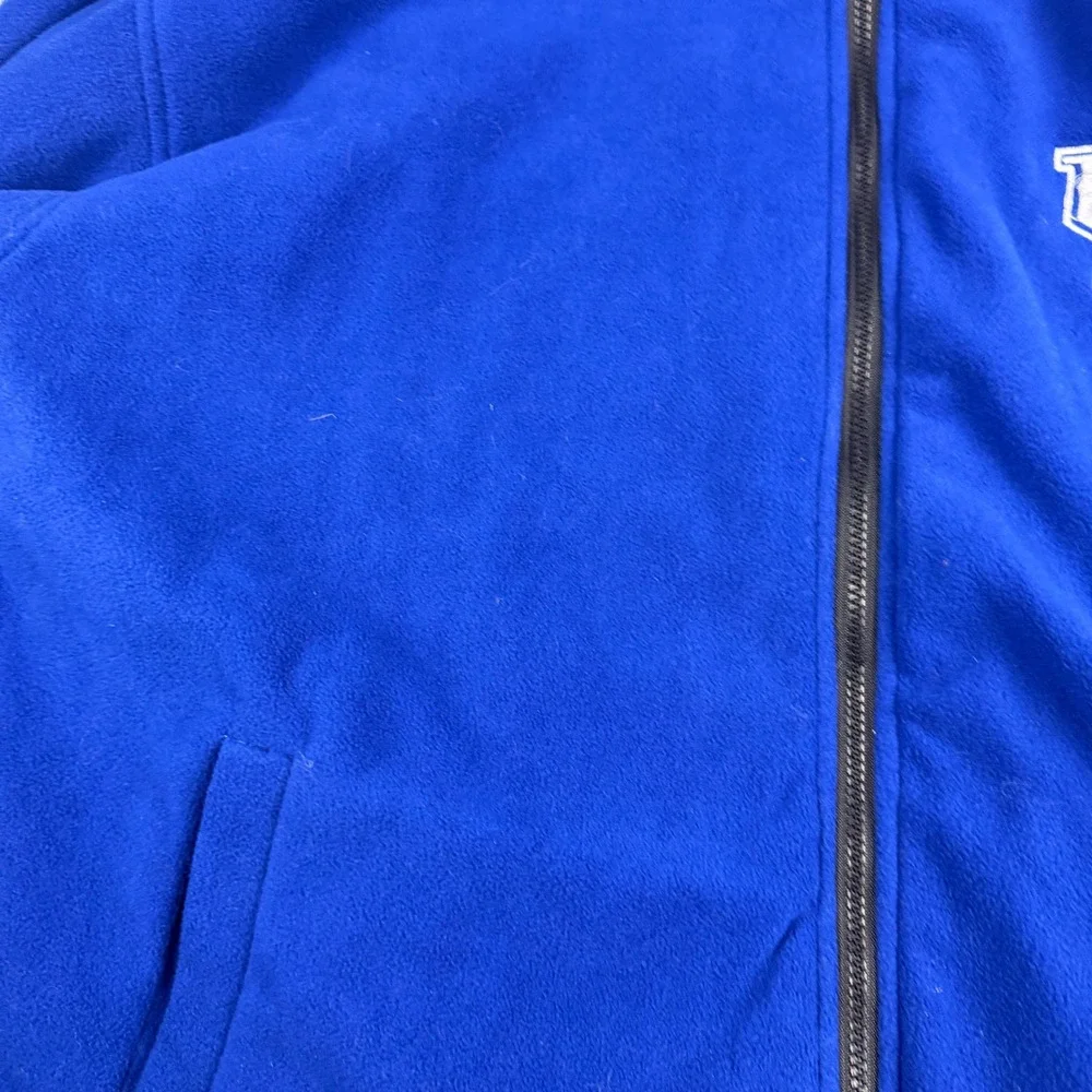 Kentucky Wildcats Jacket Mens XL Black Blue Reversible Fleece Windbreaker BMOC